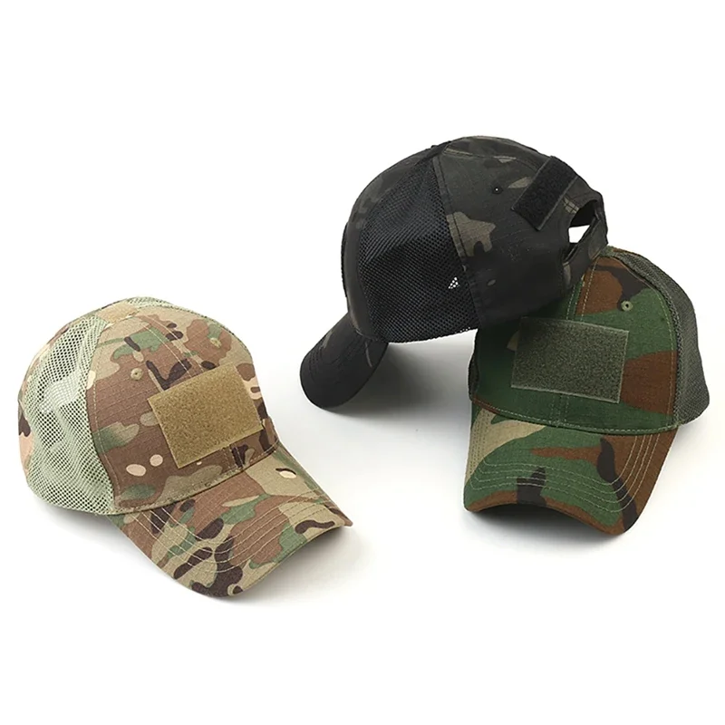 Mens Outdoor Hunting Hats - 2026 NEWOutdoor Multicam Camouflage Adjustable Cap