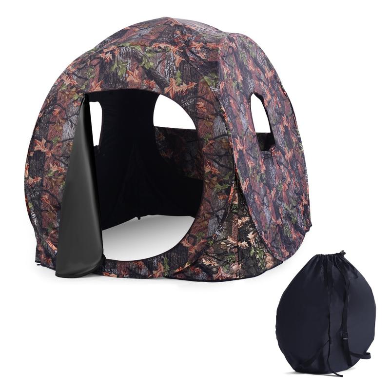 Hunting & Outdoor Supplies - 3 Person Pop Up Hunting Tent,