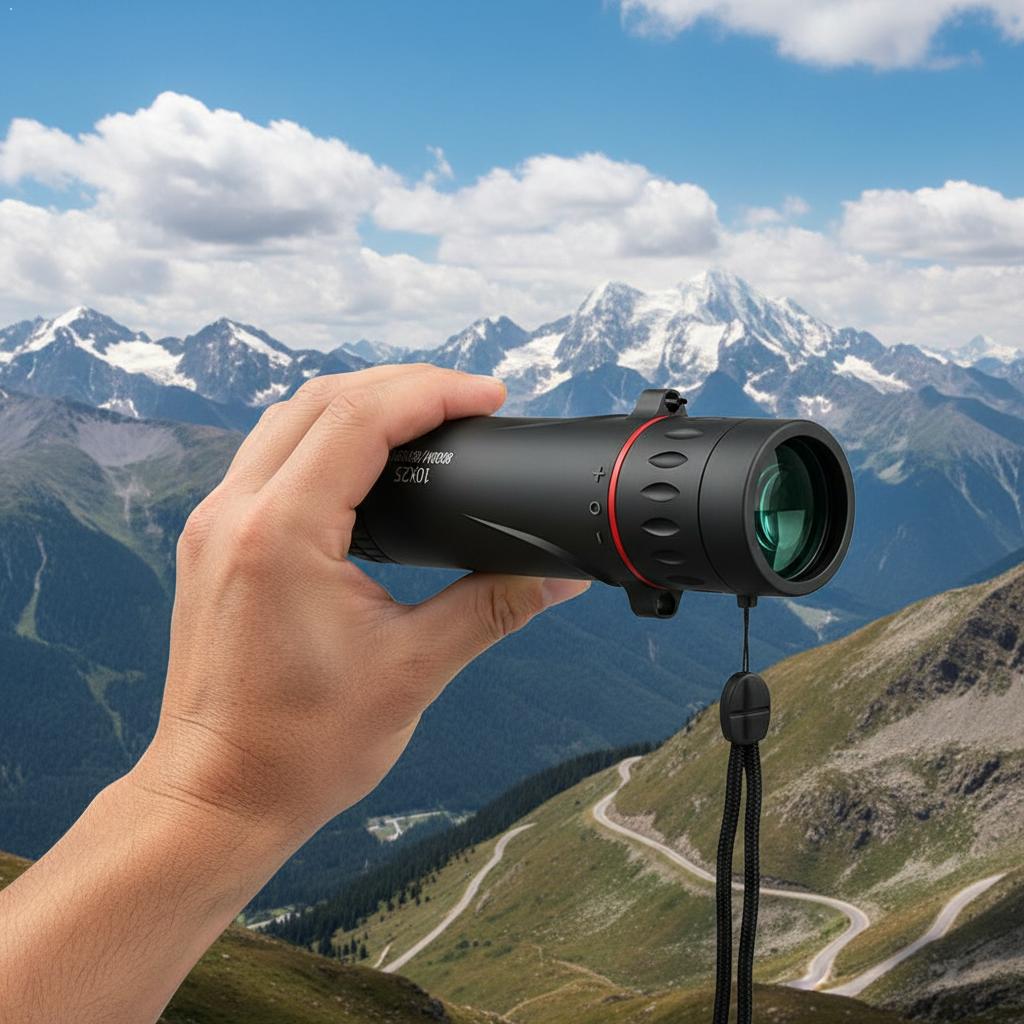 Monocular Night Vision - Portable High Power Monocular Telescope Low