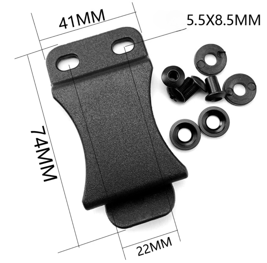 Outdoor Hunting Knife Set - Durable Plastic Kydex Sheath Clip Hunting