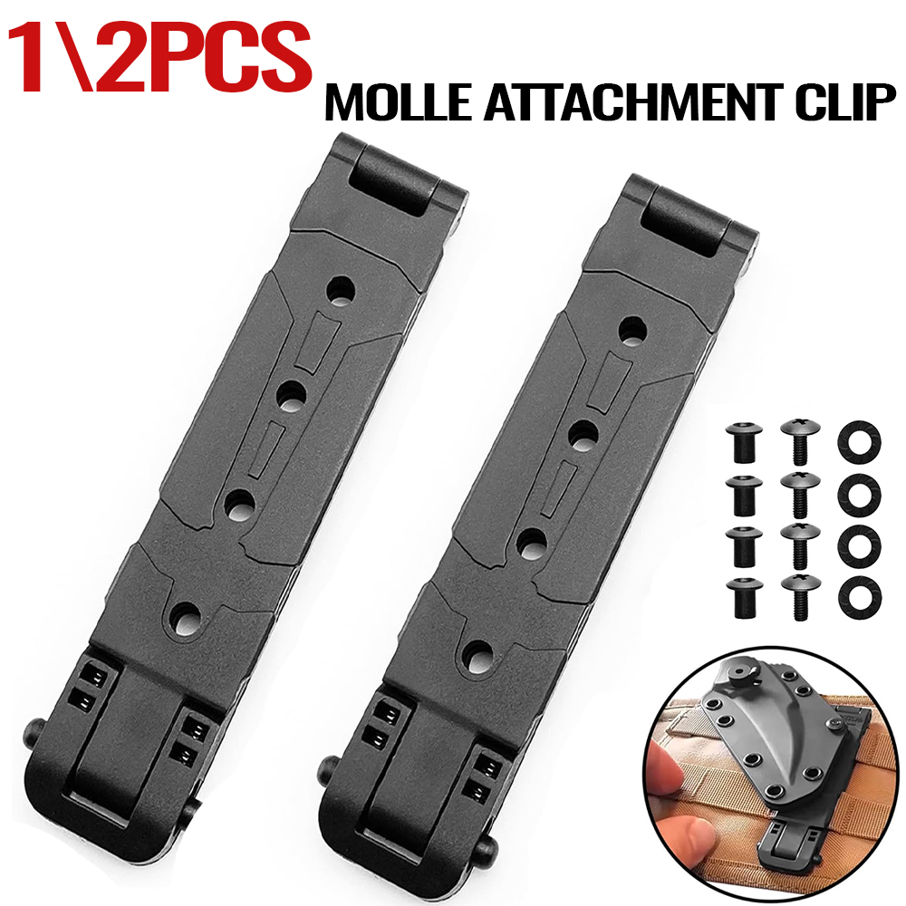 Outdoor Hunting Knife Set - 1\2 PCS Outdoor Buckle Molle Waist