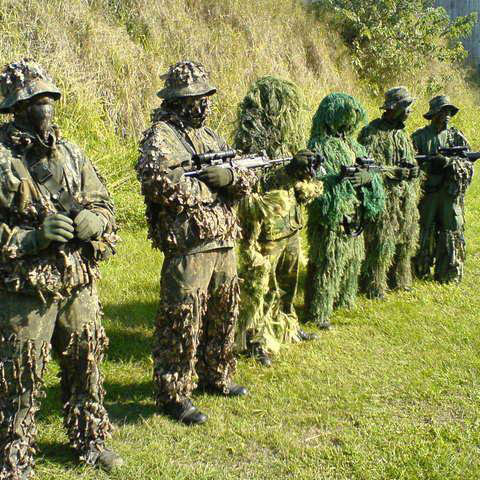 Bắn Tỉa CS Bionic Ngụy Trang Q - đánh giá và giá Ghillie Suit Woodland