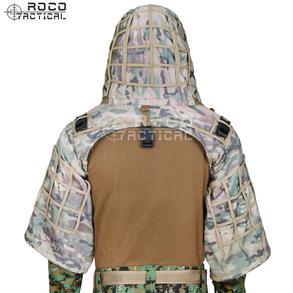 ROCOTACTICAL Bắn Tỉa Trong Quâ - đánh giá và giá Ghillie Suit Woodland
