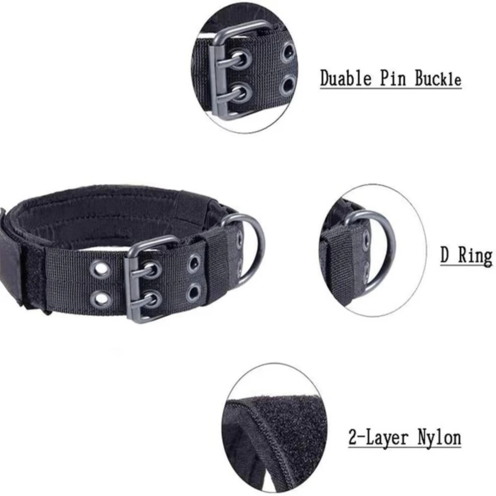 Camo Tactical Dog Collar Heavy - đánh giá và giá Outdoor Hunting Dog Collar