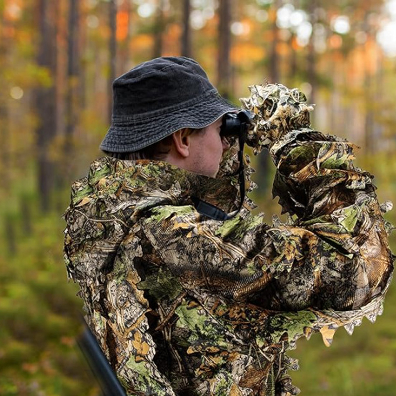Hunting Suit Jungle Leaves Lig - đánh giá và giá Ghillie Suit Woodland