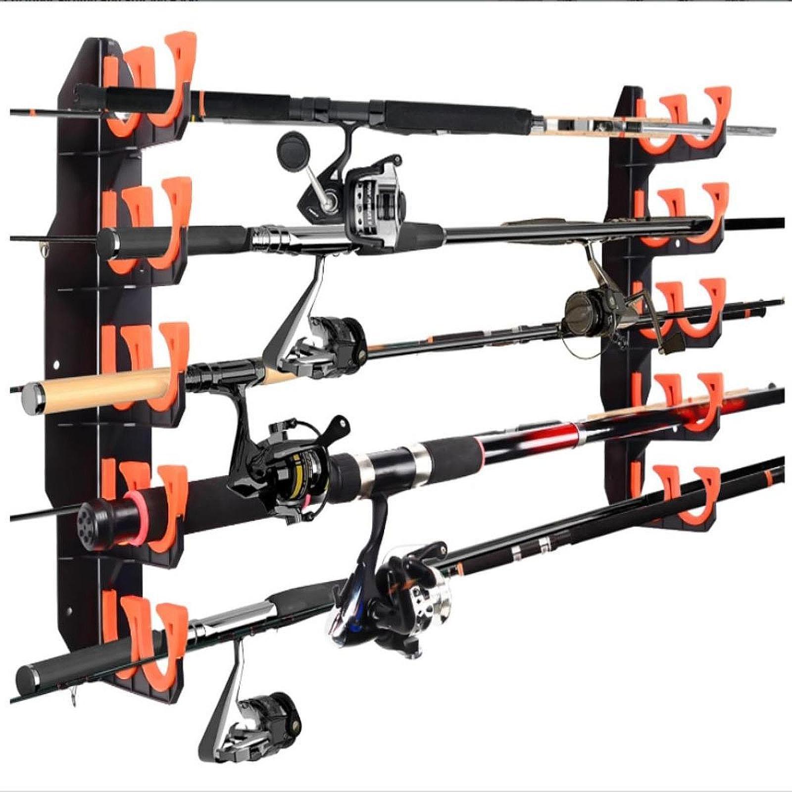Garage Fishing Pole Holder Wal - đánh giá và giá Outdoor Hunting Gear Store