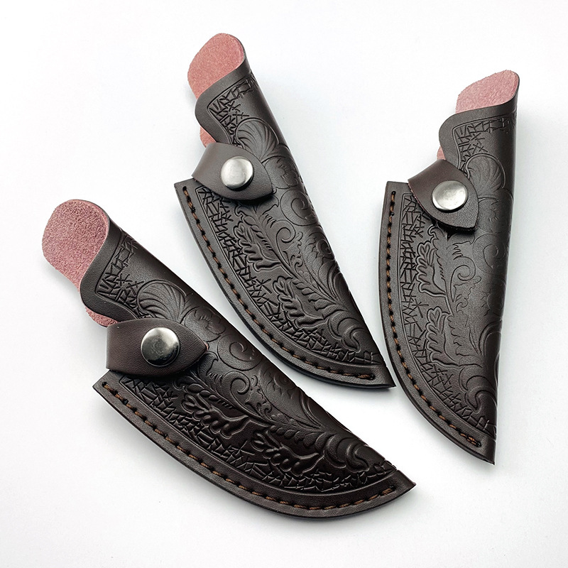 Cowhide Knife Sheath Outdoor S - đánh giá và giá Outdoor Hunting Knife Set