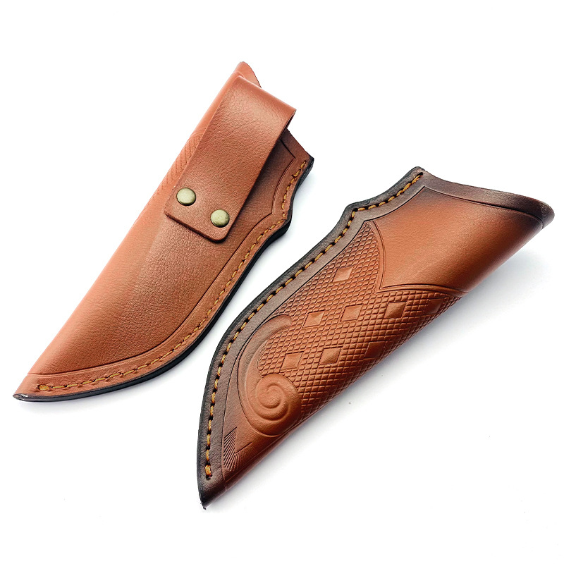 Cowhide Knife Sheath Outdoor S - đánh giá và giá Outdoor Hunting Knife Set