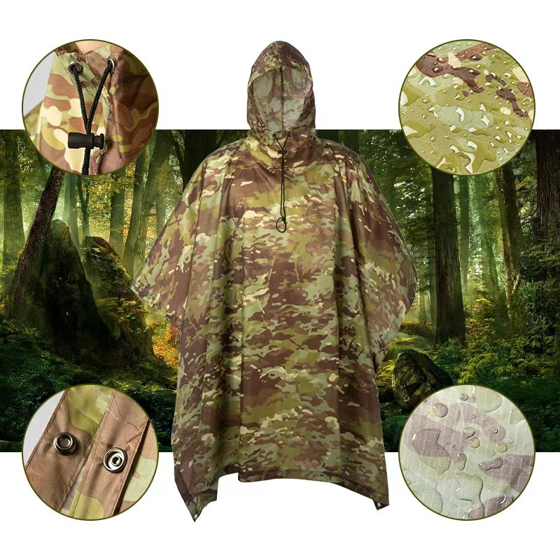 Outdoor Breathable Camouflage  - đánh giá và giá Ghillie Suit Woodland