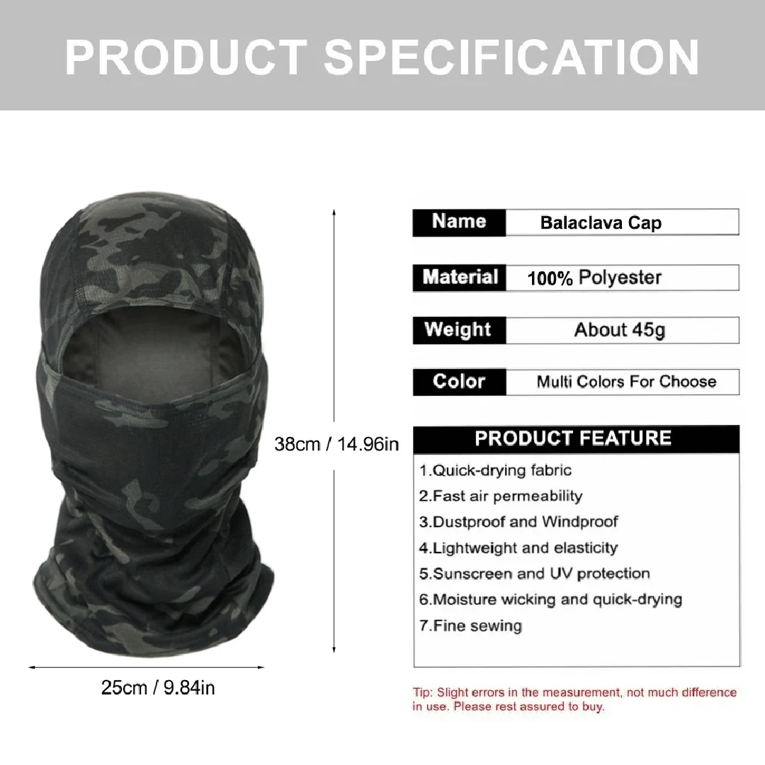 Camouflage Balaclava Hat Cycli - đánh giá và giá Mens Outdoor Hunting Hats