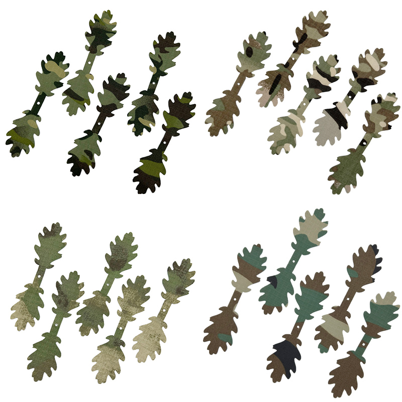 5Pcs/set 3D Camouflage Strips  - đánh giá và giá Ghillie Suit Woodland
