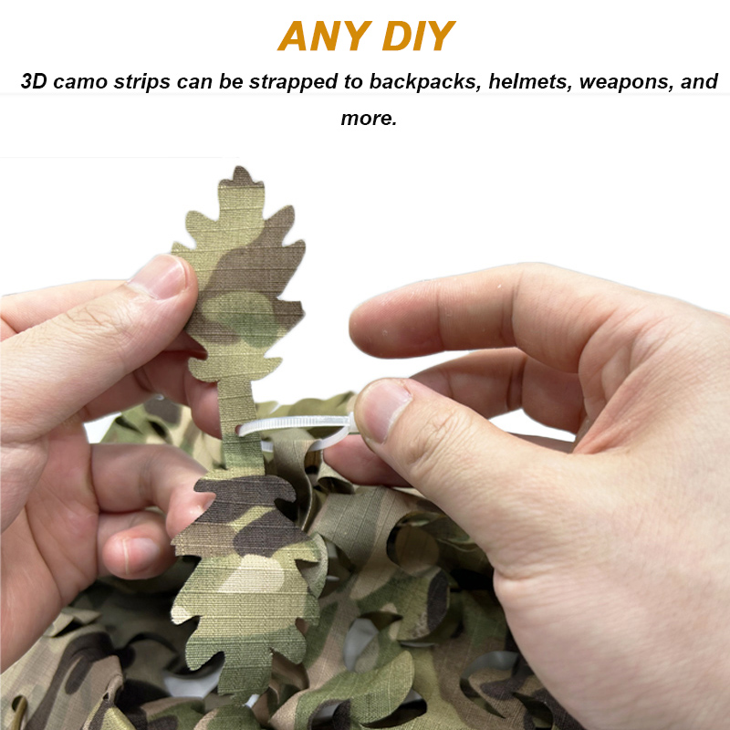 5Pcs/set 3D Camouflage Strips  - đánh giá và giá Ghillie Suit Woodland