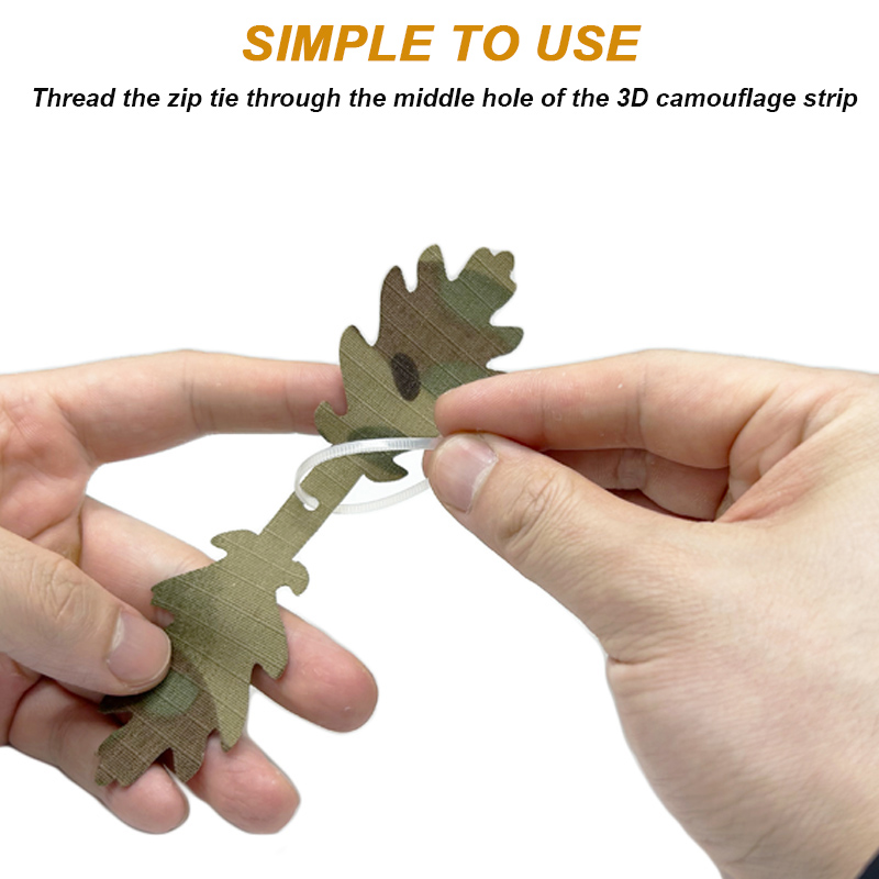 5Pcs/set 3D Camouflage Strips  - đánh giá và giá Ghillie Suit Woodland
