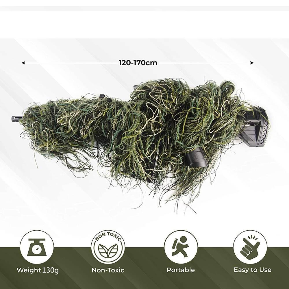 GUGULUZA 3D Rifle Sniper Ghill - đánh giá và giá Ghillie Suit Woodland