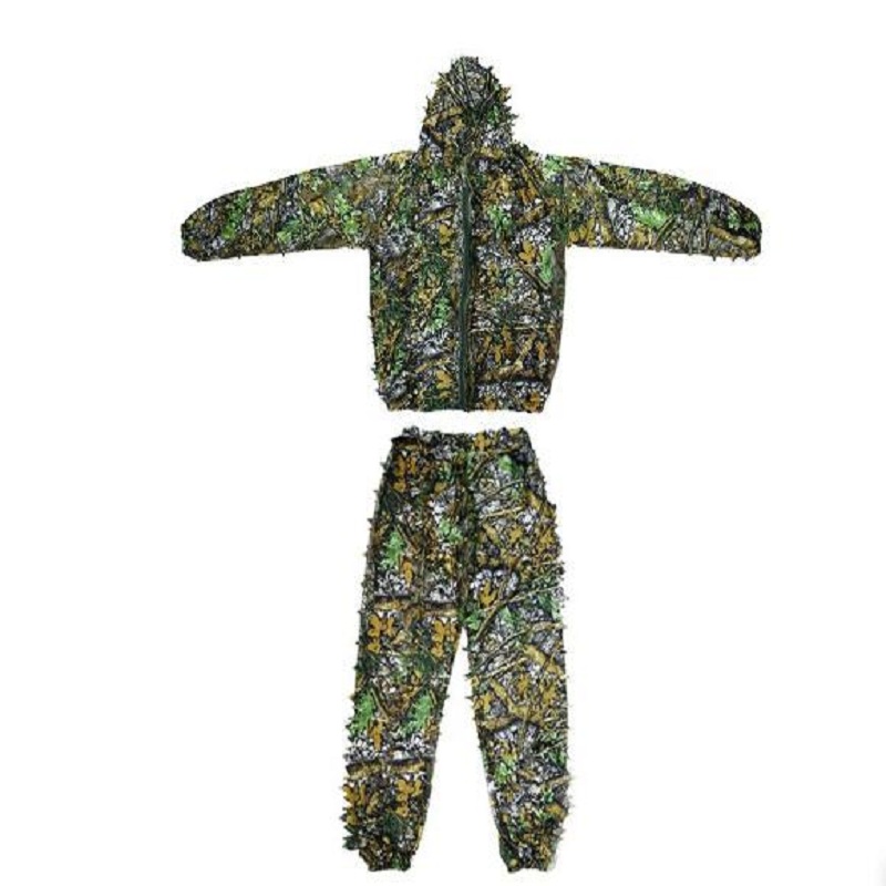3D Hunting Clothes Sniper Airs - đánh giá và giá Ghillie Suit Woodland