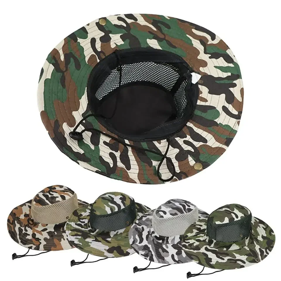 Fishing UV Protection Camoufla - đánh giá và giá Mens Outdoor Hunting Hats