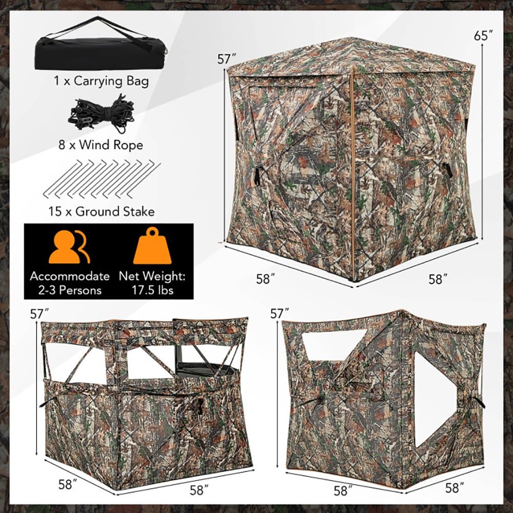 5-in-1 Detachable Hunting Blin - đánh giá và giá Hunting & Outdoor Supplies
