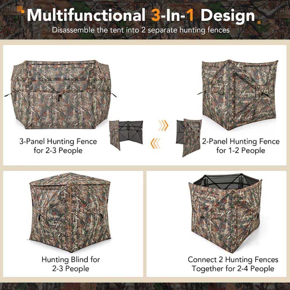 5-in-1 Detachable Hunting Blin - đánh giá và giá Hunting & Outdoor Supplies