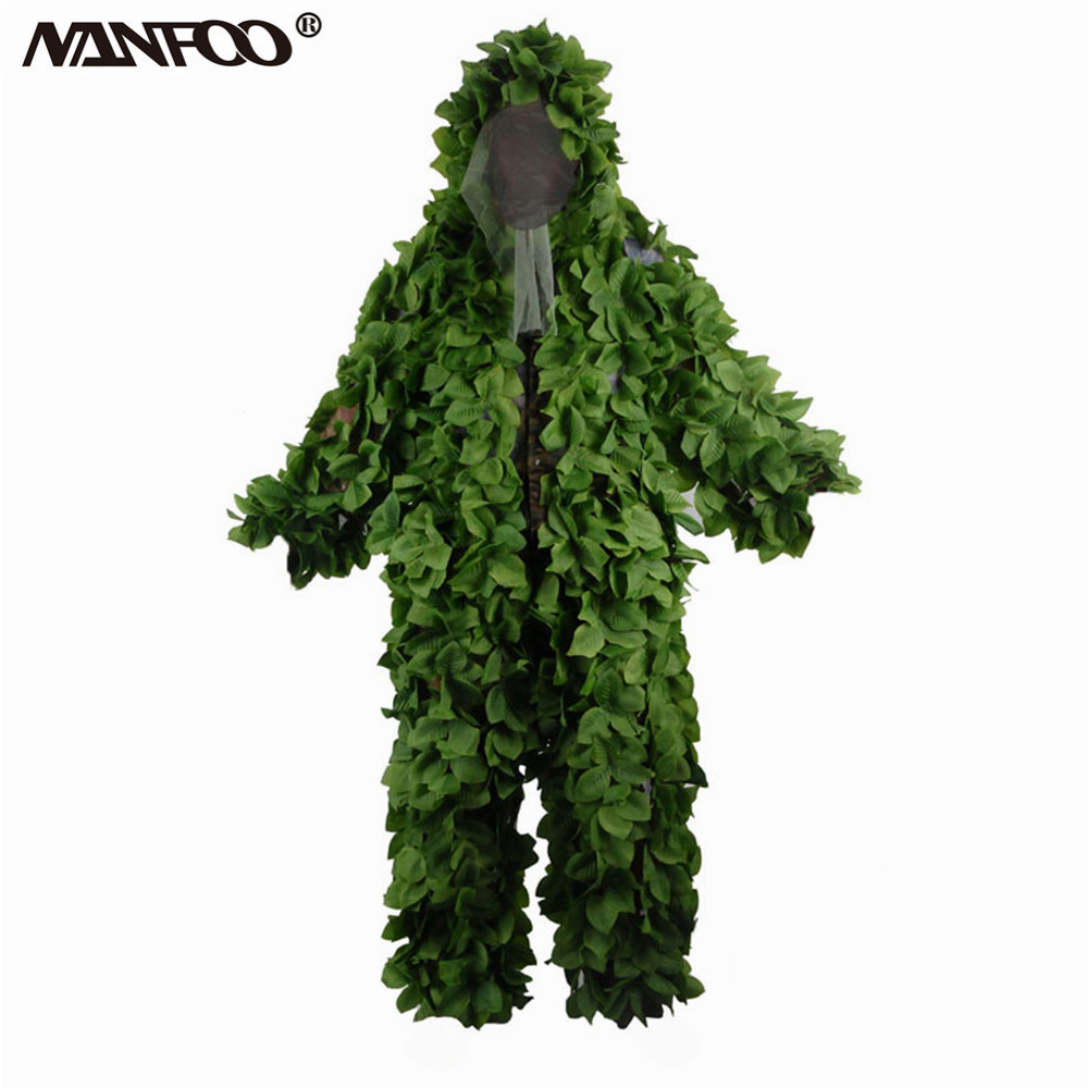Sticky Flower Bionic Camouflag - đánh giá và giá Ghillie Suit Woodland