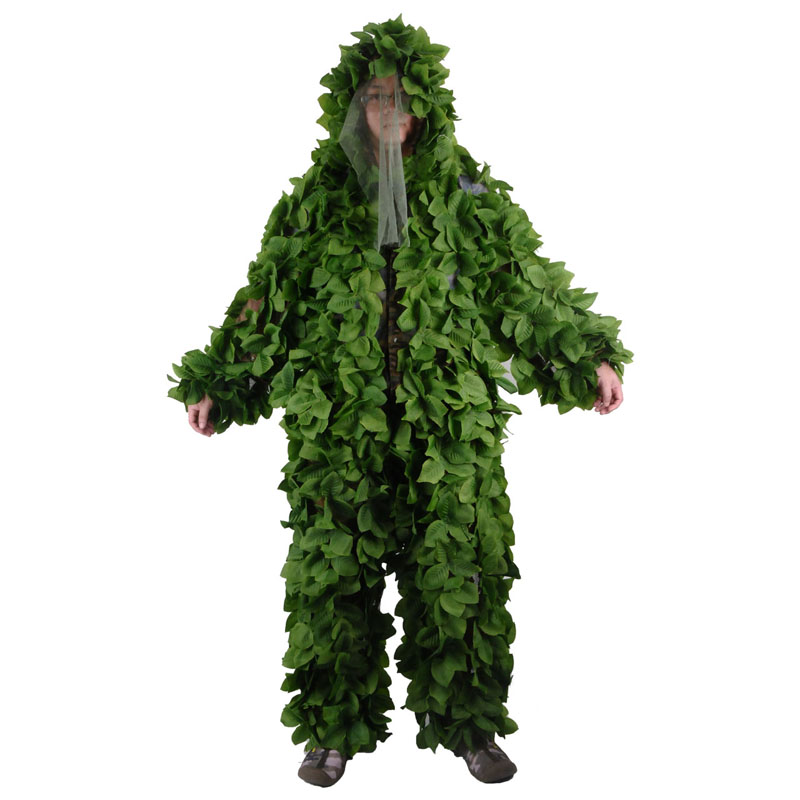 Sticky Flower Bionic Camouflag - đánh giá và giá Ghillie Suit Woodland