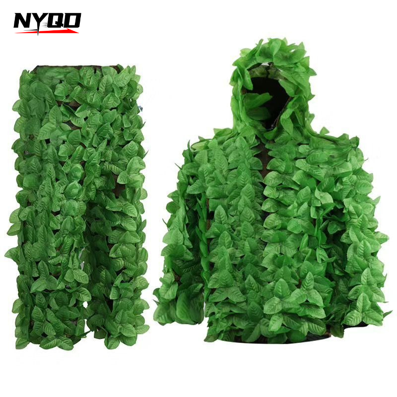 3D Leaf Ghillie Suit Hunting C - đánh giá và giá Ghillie Suit Woodland