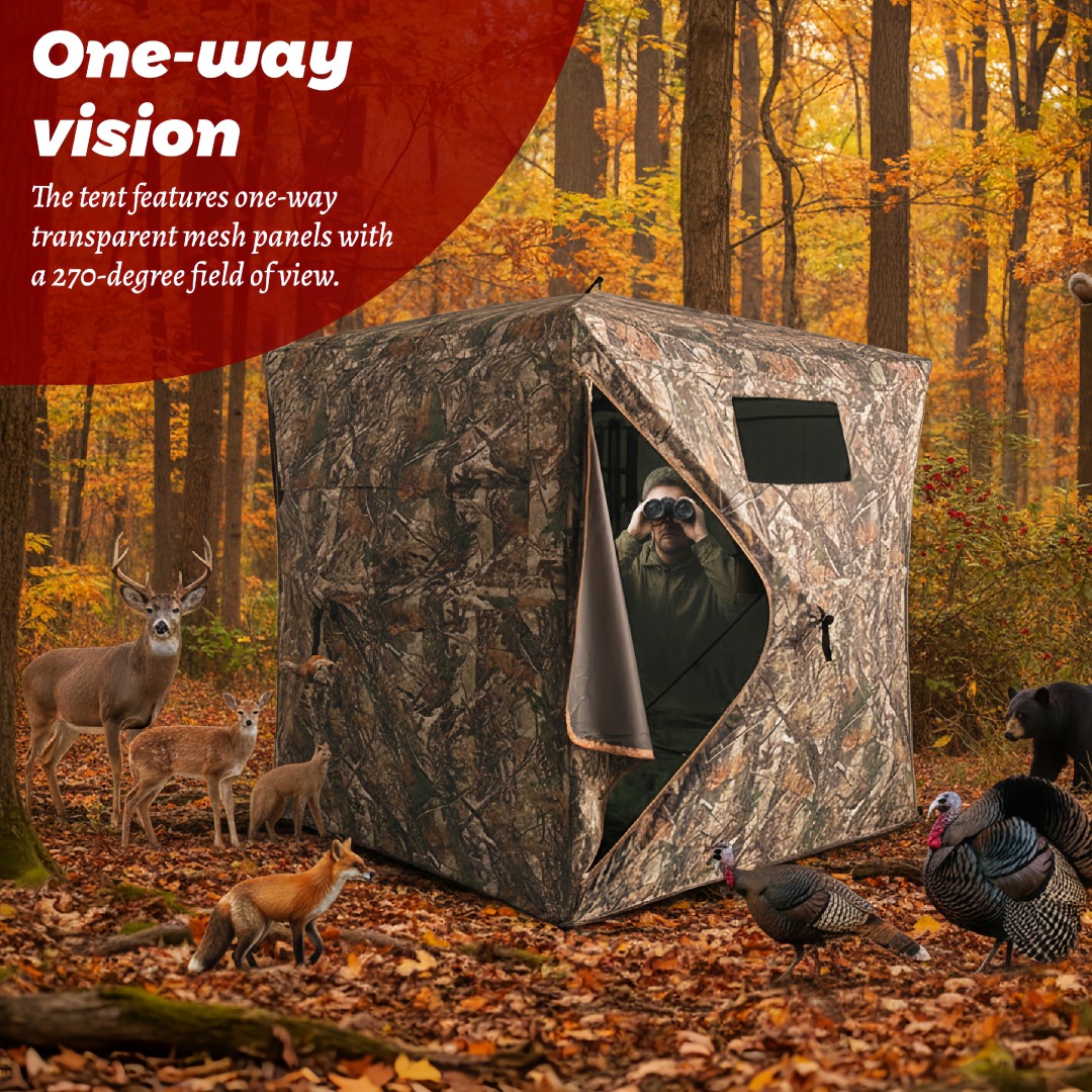 Camouflage Pop-Up Hunting Blin - đánh giá và giá Hunting & Outdoor Supplies