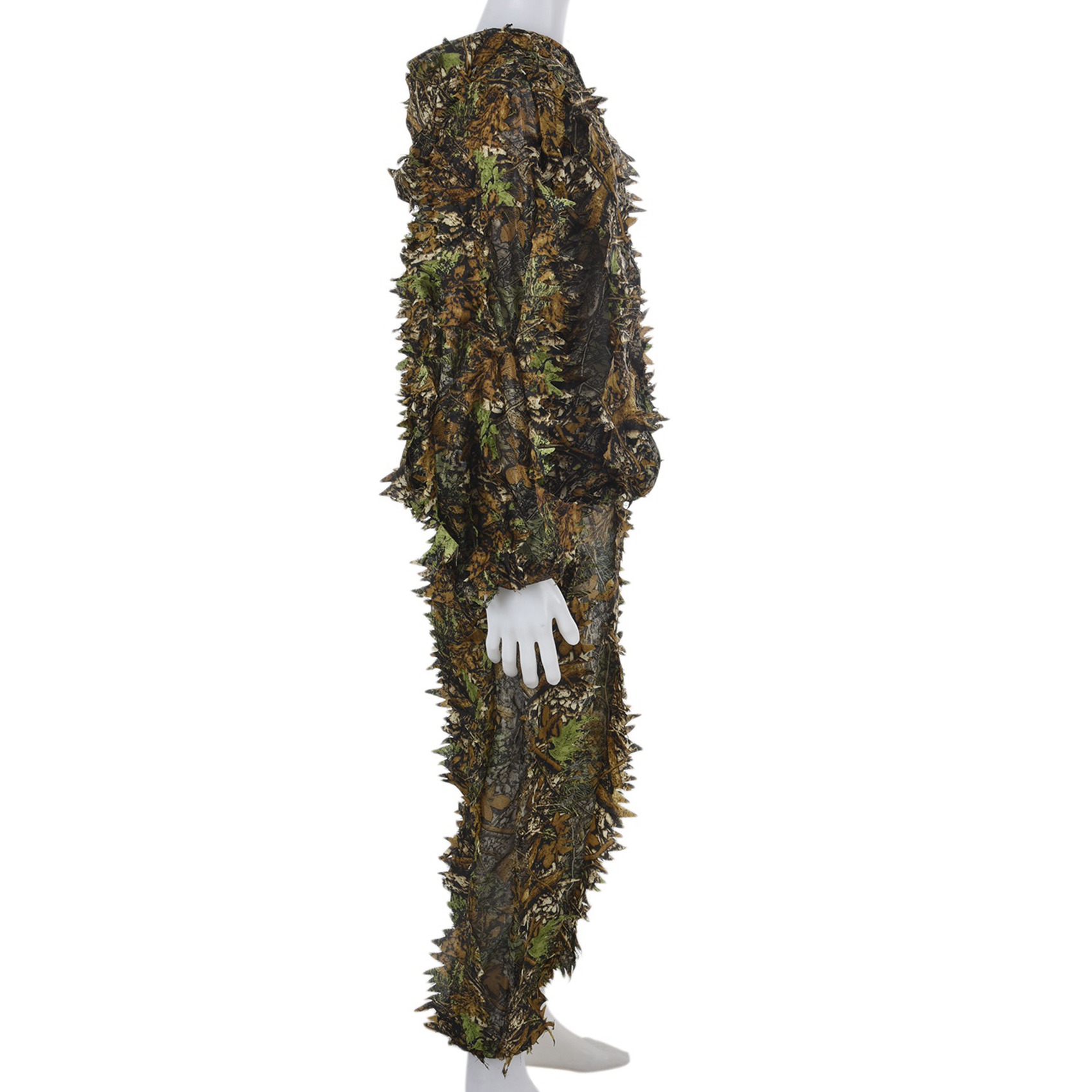 AEF6-3X 3D Leaf Adults Ghillie - đánh giá và giá Ghillie Suit Woodland