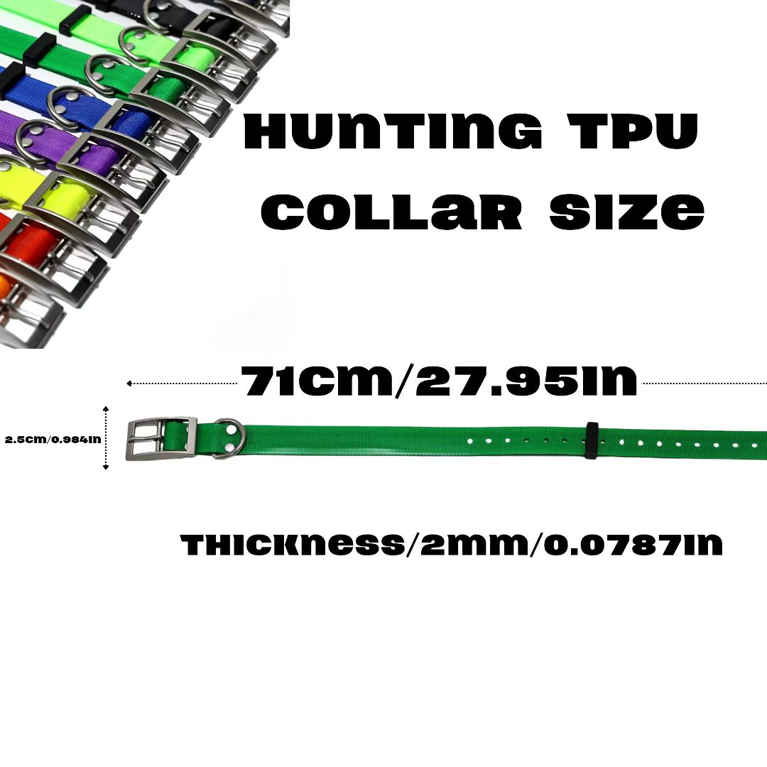 2.5cm Wide Heavy Duty TPU Dog  - đánh giá và giá Outdoor Hunting Dog Collar