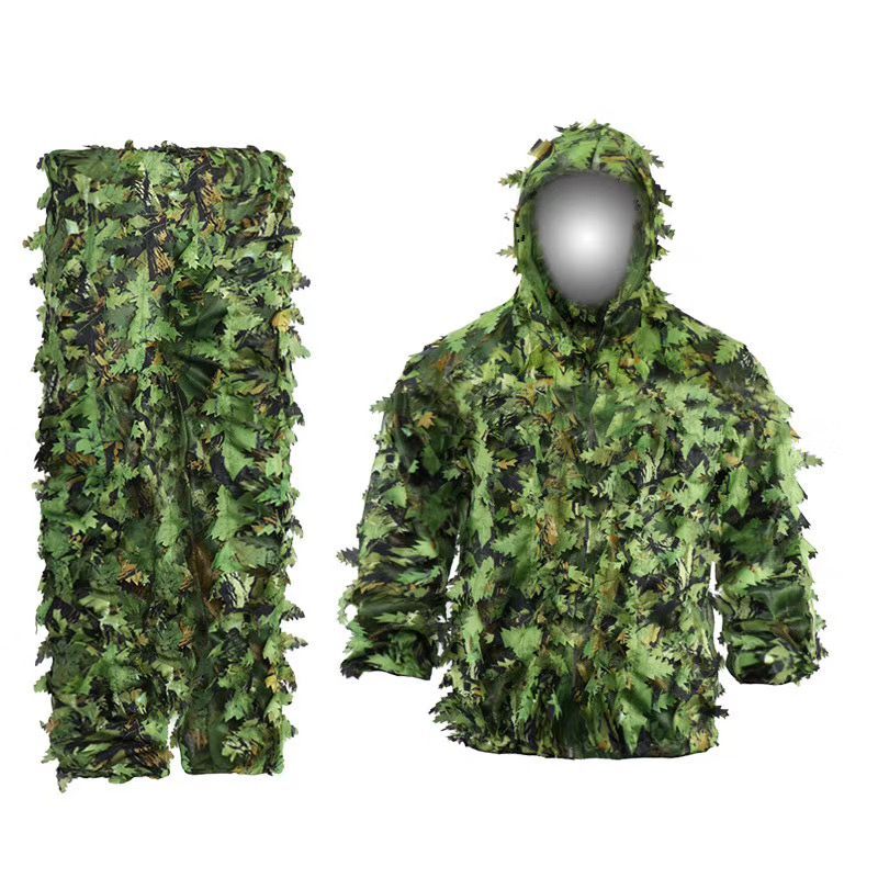New-Sticky Flower Bionic Leave - đánh giá và giá Ghillie Suit Woodland
