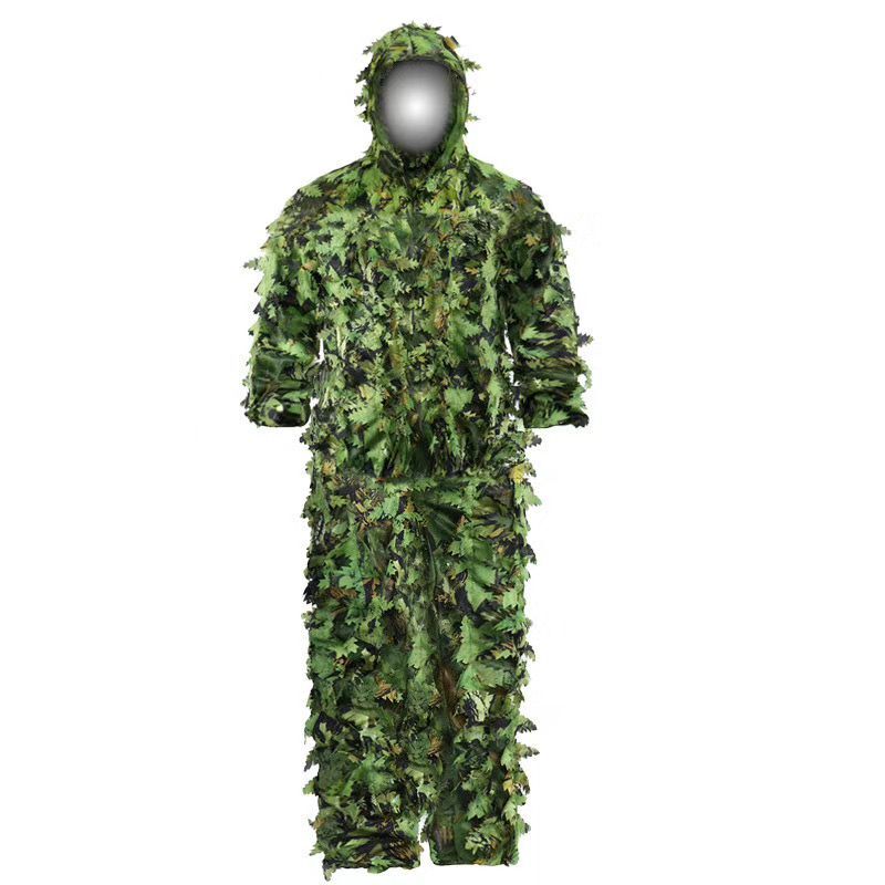 New-Sticky Flower Bionic Leave - đánh giá và giá Ghillie Suit Woodland