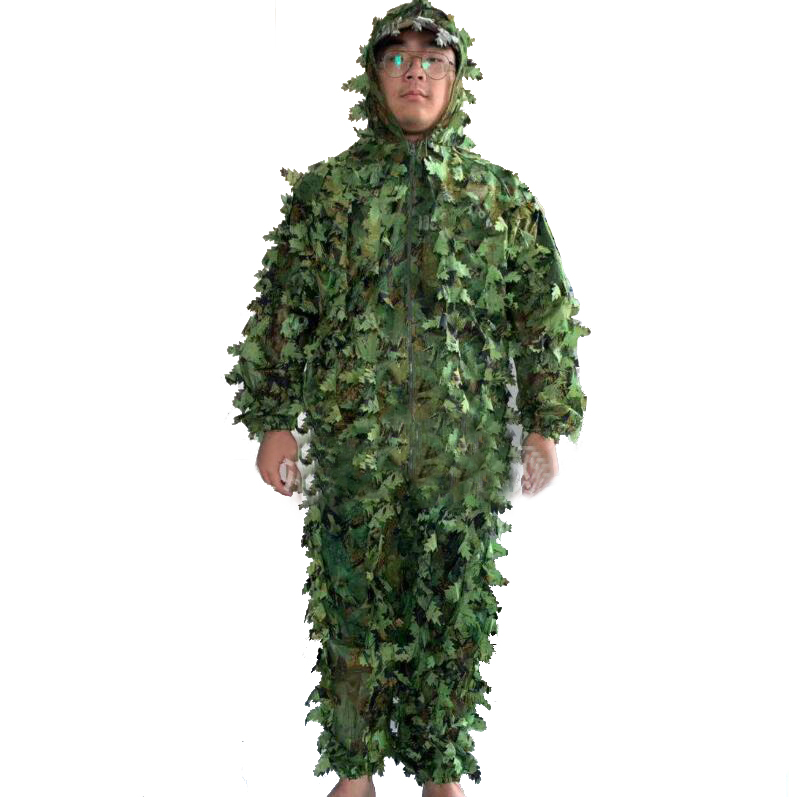 New-Sticky Flower Bionic Leave - đánh giá và giá Ghillie Suit Woodland