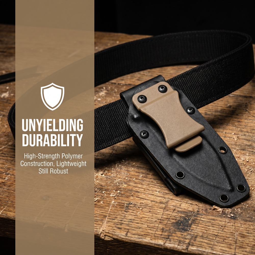 Durable Plastic Kydex Sheath C - đánh giá và giá Outdoor Hunting Knife Set